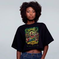 CROPPED OVERSIZED PRETO - RPG CTHULHU 1