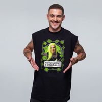 REGATA OVERSIZED PRETA - SE TEM VERDE É SAUDÁVEL