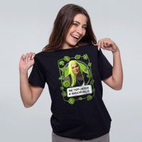 CAMISETA PRETA - SE TEM VERDE É SAUDÁVEL