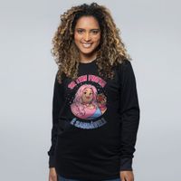 MANGA LONGA PRETA - SE TEM FRUTA É SAUDÁVEL
