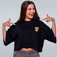CROPPED OVERSIZED PRETO - PAÇOCA MRP