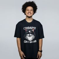 CAMISETA OVERSIZED PRETA - ZOICAT