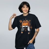 CAMISETA OVERSIZED PRETA - TOUCA DE RAPOSA