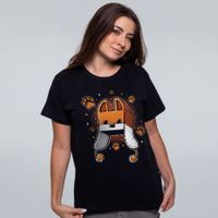 CAMISETA PRETA - TOUCA DE RAPOSA
