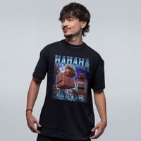 CAMISETA OVERSIZED PRETA - JACOB PET