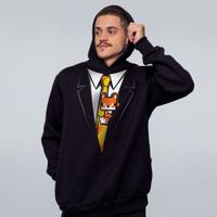 MOLETOM PRETO - TERNO M4F14