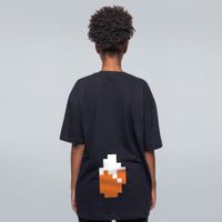 CAMISETA OVERSIZED PRETA - SKIN CADUXINN