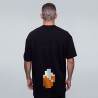 CAMISETA OVERSIZED PRETA - SKIN CADUXINN
