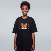 CAMISETA OVERSIZED PRETA - SKIN CADUXINN