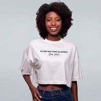 CROPPED OVERSIZED OFF WHITE - COMO AS OUTRAS