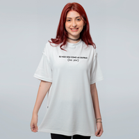 CAMISETA OVERSIZED OFF WHITE - COMO AS OUTRAS