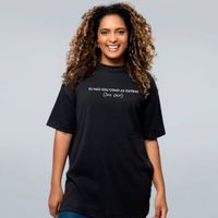 CAMISETA OVERSIZED PRETA - COMO AS OUTRAS