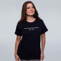 CAMISETA PRETA - COMO AS OUTRAS