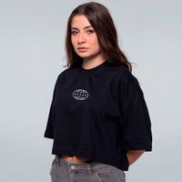 CROPPED OVERSIZED PRETO - GRÉCIA ANTIGA