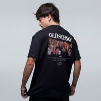 CAMISETA OVERSIZED PRETA - GRÉCIA ANTIGA