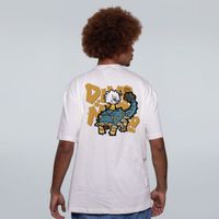 CAMISETA OVERSIZED OFF WHITE - DINONERD
