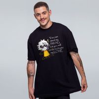 CAMISETA OVERSIZED PRETA - MEDITANO
