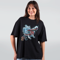 CAMISETA OVERSIZED PRETA - #1 SPEEDRUNNING