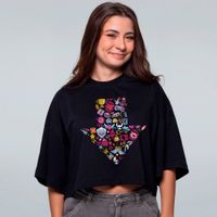 CROPPED OVERSIZED PRETO - SAVE