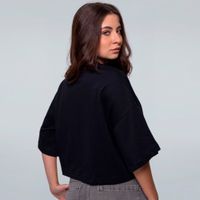 CROPPED OVERSIZED PRETO -  ANY
