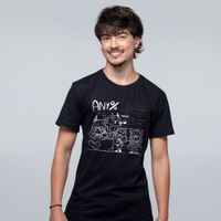 CAMISETA PRETA -  ANY