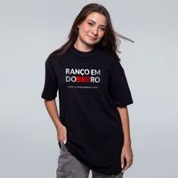 CAMISETA OVERSIZED PRETA - RANÇO EM DOBBBRO