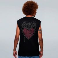 REGATA OVERSIZED PRETA - HEARTBREAK