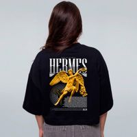CROPPED OVERSIZED PRETO - HERMES