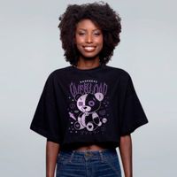CROPPED OVERSIZED PRETO - DARKNESS OVERLOAD