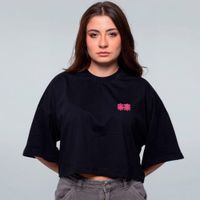 CROPPED OVERSIZED PRETO - FUTURE IS DEAD