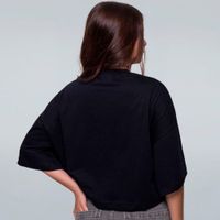 CROPPED OVERSIZED PRETO - SPEED DEMON
