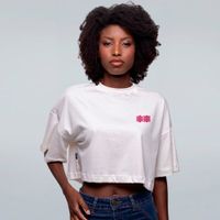 CROPPED OVERSIZED OFF WHITE - FUTURE IS DEAD