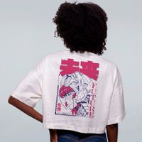 CROPPED OVERSIZED OFF WHITE - FUTURE IS DEAD