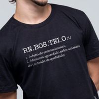 CAMISETA PRETA - REBOSTEIO