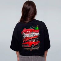 CROPPED OVERSIZED PRETO - CAMARO