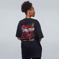 CAMISETA OVERSIZED PRETA - CAMARO