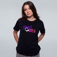 CAMISETA PRETA - PODCATS