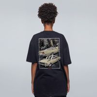 CAMISETA OVERSIZED PRETA - OPALA TURBO