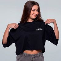 CROPPED OVERSIZED PRETO - MOTOR DO OPALA
