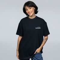 CAMISETA OVERSIZED PRETA - MOTOR DO OPALA