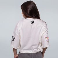 CROPPED OVERSIZED OFF WHITE - EXLIBRIS