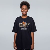 CAMISETA OVERSIZED PRETA - GATOSETO