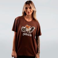 CAMISETA MARROM - GATOSETO