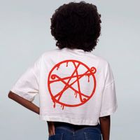 CROPPED OVERSIZED OFF WHITE - A PRÓPRIA CARNE - RITUAL