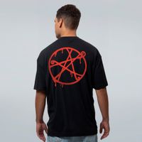 CAMISETA OVERSIZED PRETA - A PRÓPRIA CARNE - RITUAL