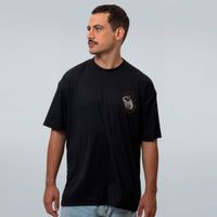 CAMISETA OVERSIZED PRETA - A PRÓPRIA CARNE - RITUAL