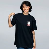CAMISETA OVERSIZED PRETA - JÁ BORA