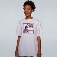 CAMISETA OVERSIZED OFF WHITE - WILD CHARLES