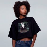 CROPPED OVERSIZED PRETO - RATO MAGO COÁGULO