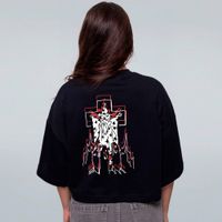 CROPPED OVERSIZED PRETO - VINGANÇA DOS RATOS